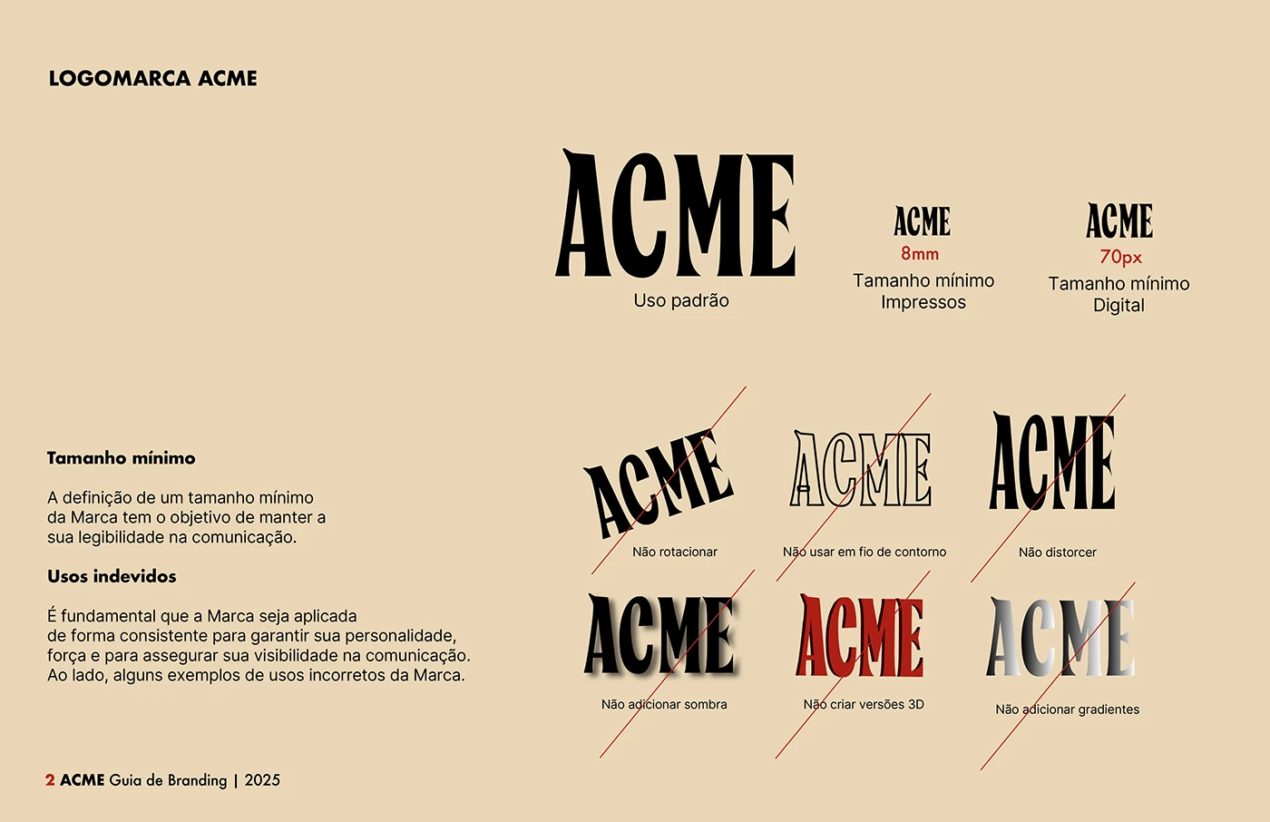 ACME — Brandbook, imagem 5