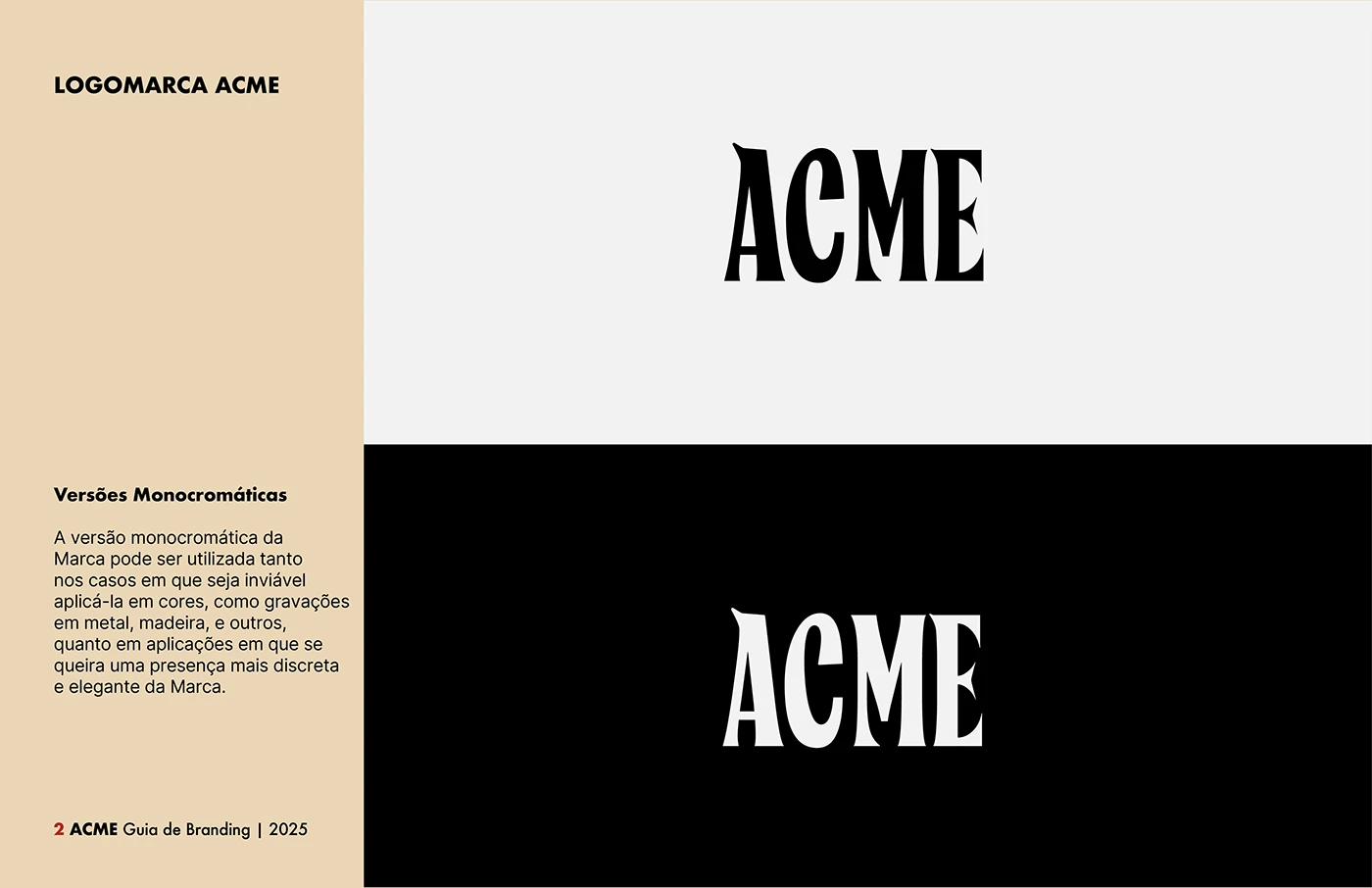ACME — Brandbook, imagem 6