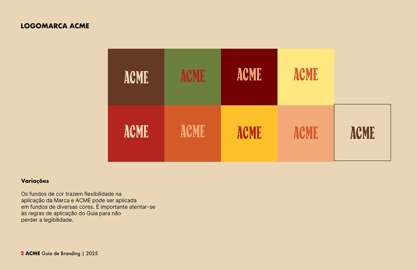 ACME — Brandbook, imagem 7